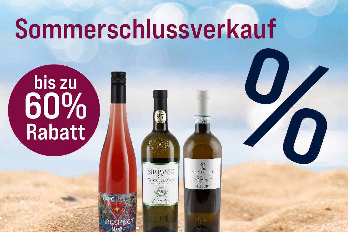 Großer Sommerschlussverkauf bei Silkes Weinkeller - bis zu 60% Rabatt
